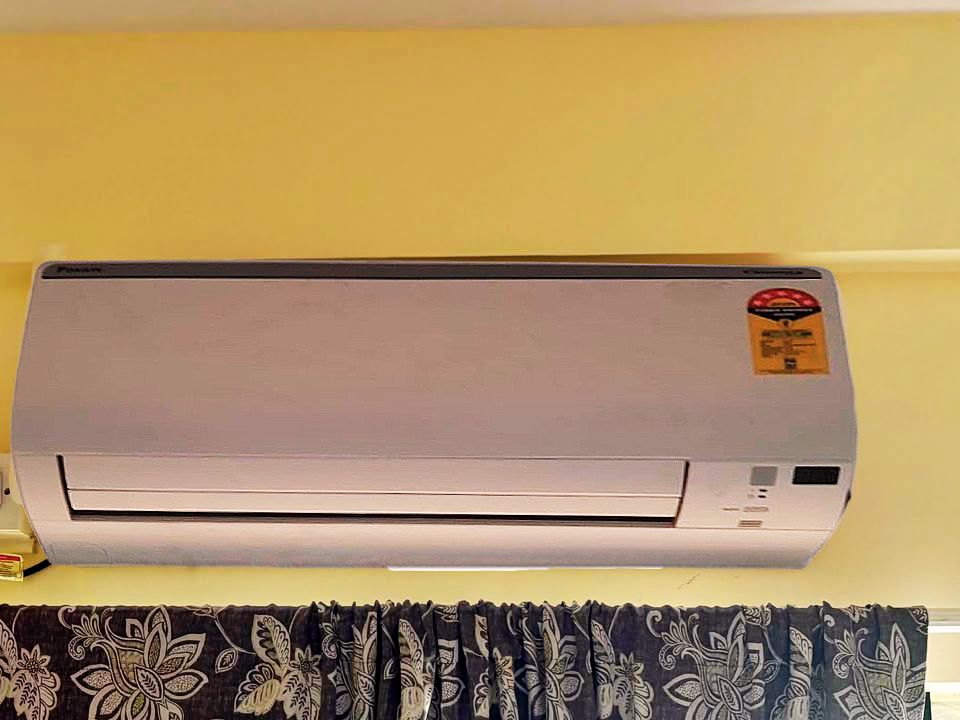 Close view of Daikin 1.5 Ton 5 Star AC FTKM35U