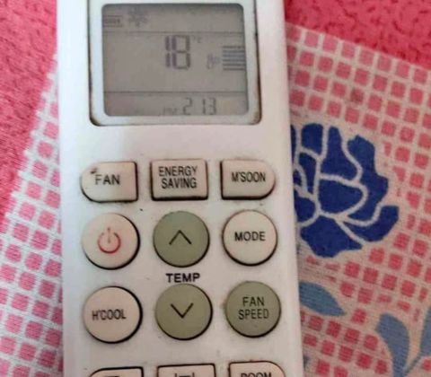 Cooling mode controll in AC remote